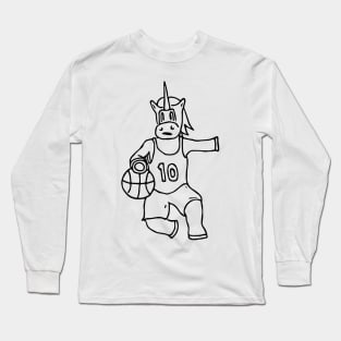 Unicorn Baller Long Sleeve T-Shirt